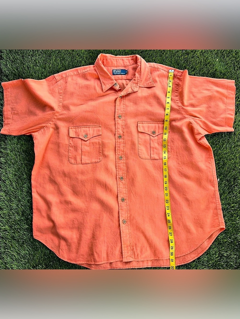 Polo Ralph Lauren Polo by Ralph Lauren Linen-Cotton Button Up Shirt Size 2XB